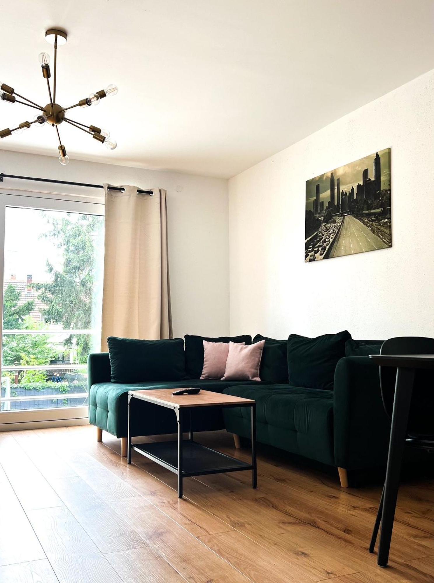 2 Zkb Apartment In Mannheim Kueche - Parken - Grosser Tv Ngoại thất bức ảnh